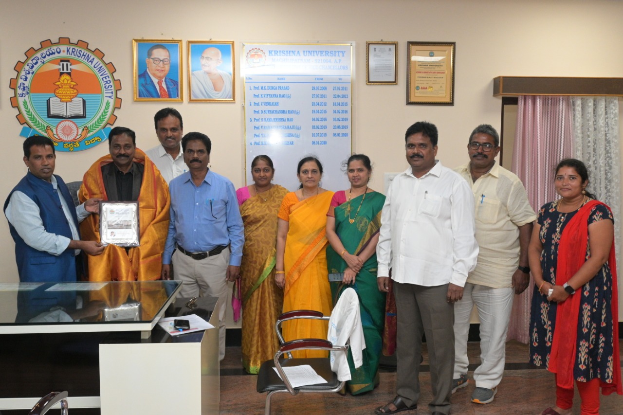 Meetings at Krishna University